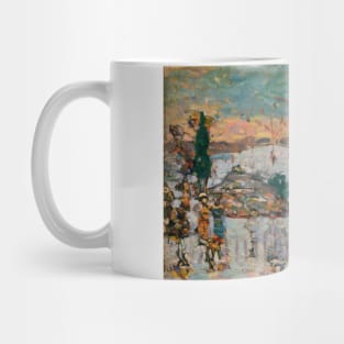 Snow in April by Maurice Brazil Prendergast Mug